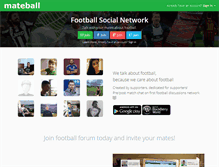 Tablet Screenshot of mateball.com